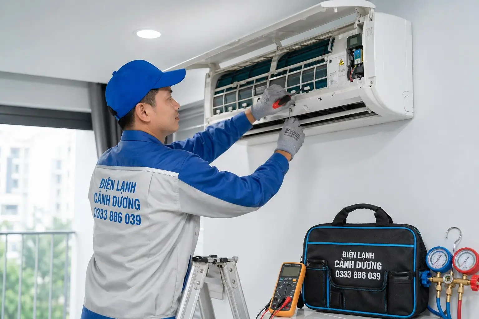 Dịch vụ điện lạnh Quảng Ngãi của Điện lạnh Cảnh Dương