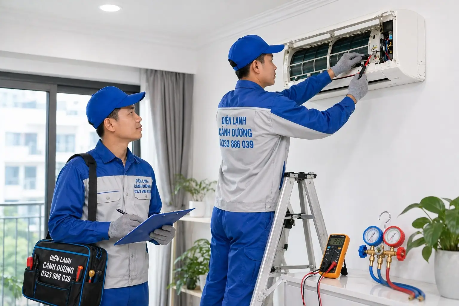 Dịch vụ sửa máy lạnh tại nhà ở Quảng Ngãi